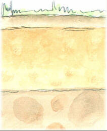 Los suelos pueden analizarse mediante zanjas o calicatas