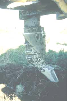 Rej�n modificado con alas en el tercio superior para apertura de surcos de subsolado abiertos